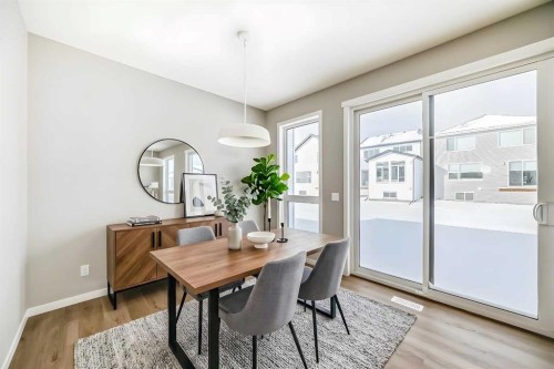 53 Bartlett Way Se, Calgary, AB - Indoor Photo Showing Dining Room