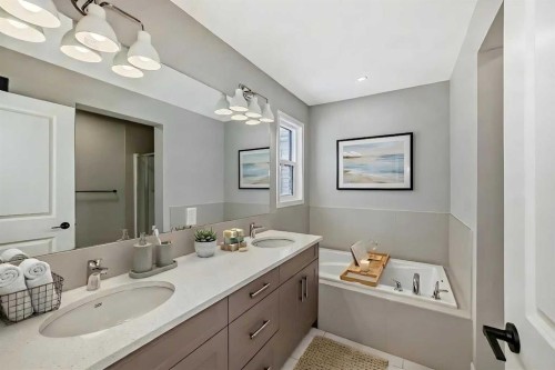 53 Bartlett Way Se, Calgary, AB - Indoor Photo Showing Bathroom