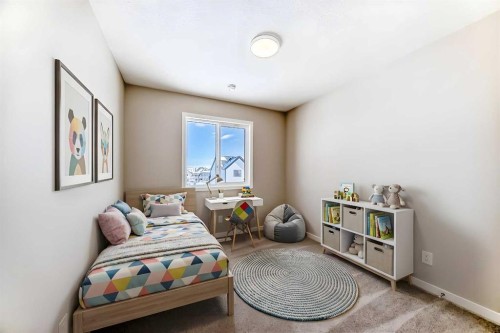 185 Mercado Landing Se, Calgary, AB - Indoor Photo Showing Bedroom