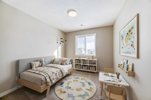 185 Mercado Landing Se, Calgary, AB - Indoor Photo Showing Bedroom