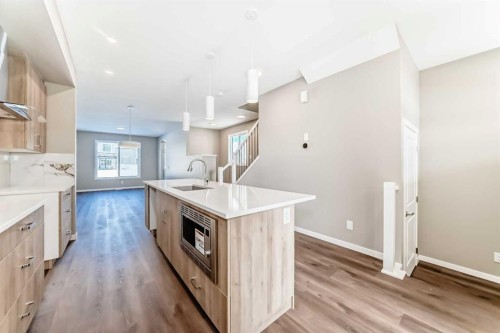1314 Mahogany Boulevard Se, Calgary, AB - Indoor Photo Showing Kitchen