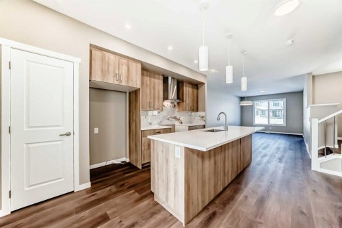 1314 Mahogany Boulevard Se, Calgary, AB - Indoor Photo Showing Kitchen