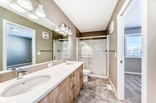 1314 Mahogany Boulevard Se, Calgary, AB - Indoor Photo Showing Bathroom