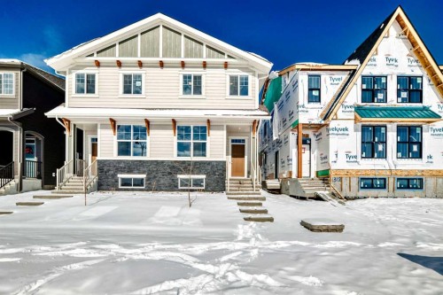 1314 Mahogany Boulevard Se, Calgary, AB - Outdoor With Facade