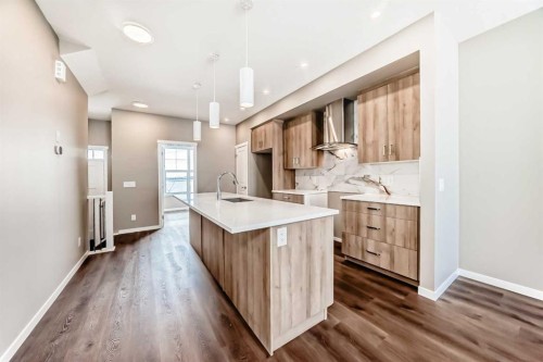 1314 Mahogany Boulevard Se, Calgary, AB - Indoor Photo Showing Kitchen