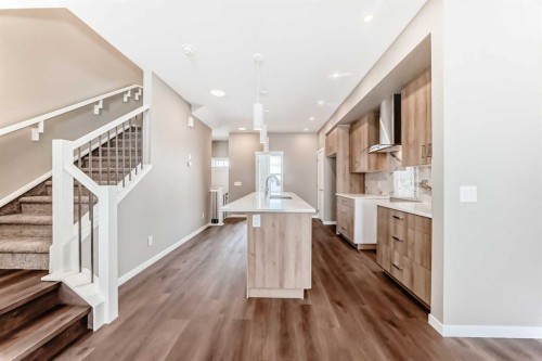 1314 Mahogany Boulevard Se, Calgary, AB - Indoor Photo Showing Kitchen