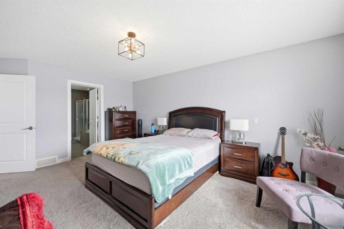 127 Walden Heights Se, Calgary, AB - Indoor Photo Showing Bedroom