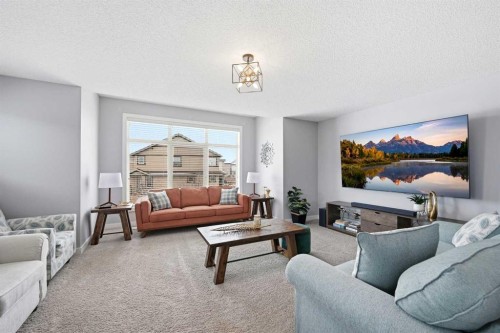 127 Walden Heights Se, Calgary, AB - Indoor Photo Showing Living Room