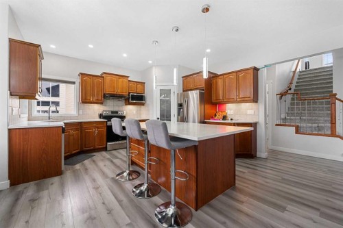 280 Windermere Drive, Chestermere, AB - Indoor Photo Showing Kitchen With Stainless Steel Kitchen