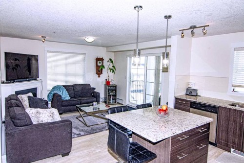 4311-99 Copperstone Park, Calgary, AB - Indoor With Fireplace