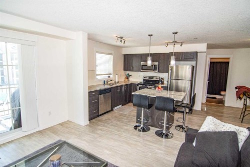 4311-99 Copperstone Park, Calgary, AB - Indoor Photo Showing Kitchen With Double Sink