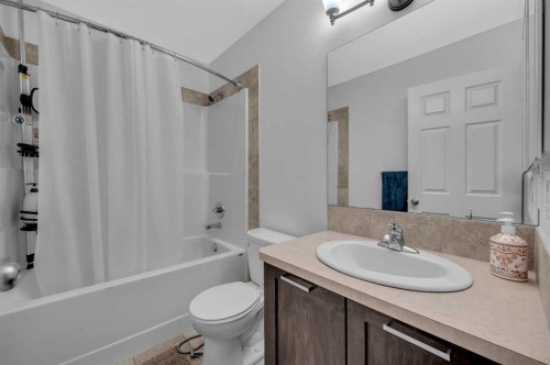 243 Evansborough Way Nw, Calgary, AB - Indoor Photo Showing Bathroom