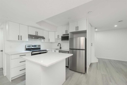 8430 Saddleridge Drive Ne, Calgary, AB - Indoor Photo Showing Kitchen With Stainless Steel Kitchen With Upgraded Kitchen