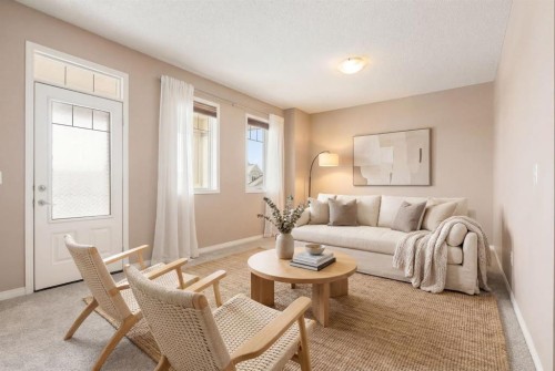 149 Windridge Road Sw, Airdrie, AB - Indoor Photo Showing Living Room