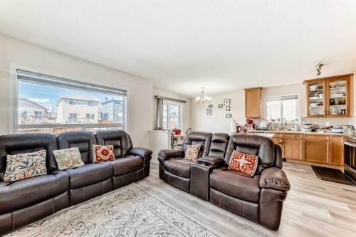 151 Covepark Green Ne, Calgary, AB - Indoor Photo Showing Living Room