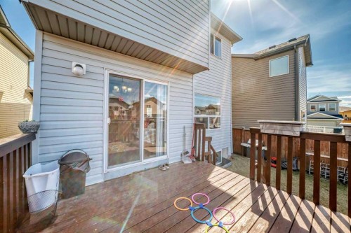 151 Covepark Green Ne, Calgary, AB - Outdoor With Deck Patio Veranda With Exterior