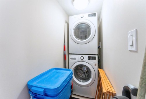 103-810 7Th Street, Canmore, AB - Indoor Photo Showing Laundry Room