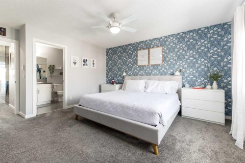 253 Auburn Meadows Boulevard Se, Calgary, AB - Indoor Photo Showing Bedroom