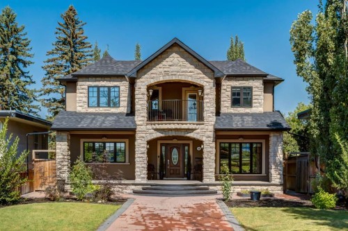 1840 Westmount Boulevard Nw, Calgary, AB - Outdoor With Balcony With Facade