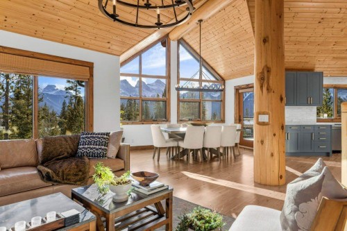 521 Silvertip Road, Canmore, AB - Indoor Photo Showing Living Room
