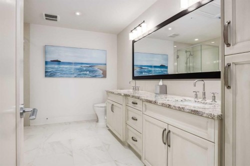 306-131 Quarry Way Se, Calgary, AB - Indoor Photo Showing Bathroom