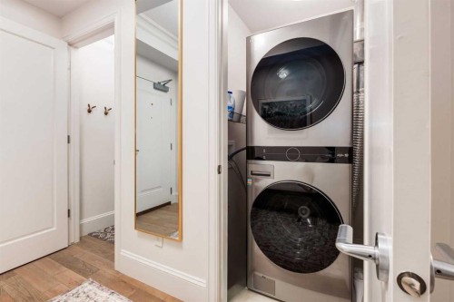 306-131 Quarry Way Se, Calgary, AB - Indoor Photo Showing Laundry Room