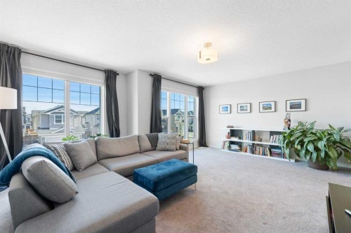 92 Brightoncrest Point Se, Calgary, AB - Indoor Photo Showing Living Room
