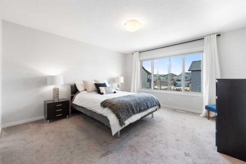92 Brightoncrest Point Se, Calgary, AB - Indoor Photo Showing Bedroom