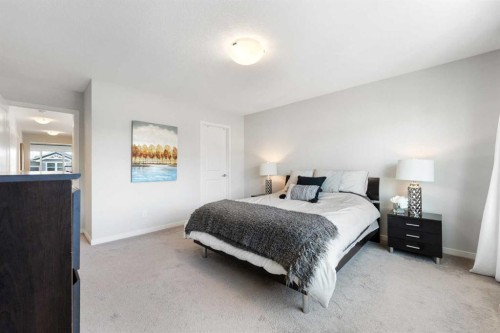 92 Brightoncrest Point Se, Calgary, AB - Indoor Photo Showing Bedroom
