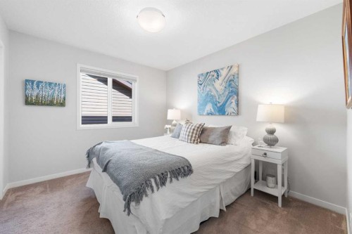 92 Brightoncrest Point Se, Calgary, AB - Indoor Photo Showing Bedroom