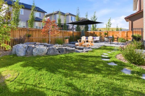 92 Brightoncrest Point Se, Calgary, AB - Outdoor With Backyard
