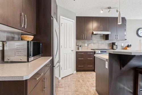 117 Silverado Saddle Heights Sw, Calgary, AB - Indoor Photo Showing Kitchen With Upgraded Kitchen