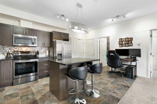 3317-99 Copperstone Park Se, Calgary, AB - Indoor Photo Showing Kitchen With Stainless Steel Kitchen With Upgraded Kitchen