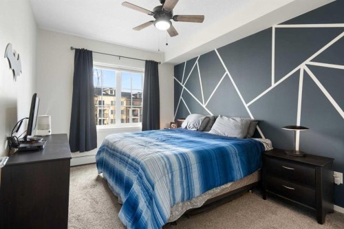 3317-99 Copperstone Park Se, Calgary, AB - Indoor Photo Showing Bedroom