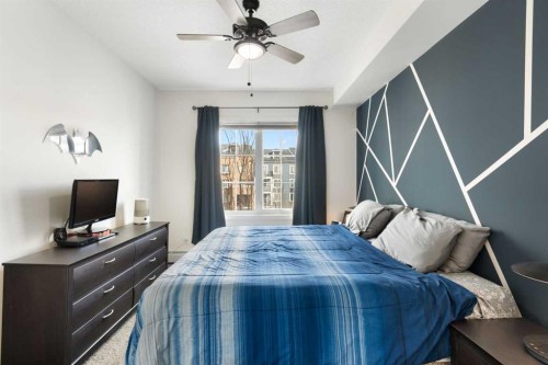 3317-99 Copperstone Park Se, Calgary, AB - Indoor Photo Showing Bedroom