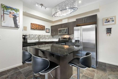 3317-99 Copperstone Park Se, Calgary, AB - Indoor Photo Showing Kitchen With Stainless Steel Kitchen With Upgraded Kitchen