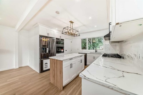 264 99 Avenue Se, Calgary, AB - Indoor Photo Showing Kitchen
