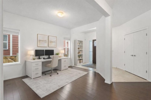 182 Auburn Sound Close Se, Calgary, AB - Indoor Photo Showing Office