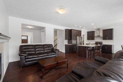 182 Auburn Sound Close Se, Calgary, AB - Indoor Photo Showing Living Room