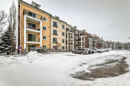 4308-279 Copperpond Common Se, Calgary, AB - Outdoor With Balcony With Facade