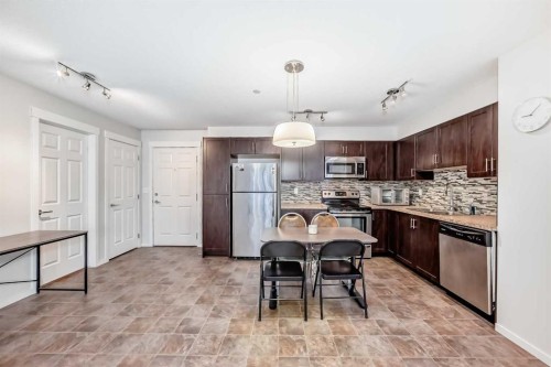 4308-279 Copperpond Common Se, Calgary, AB - Indoor Photo Showing Kitchen With Upgraded Kitchen