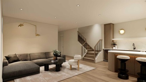 730 25 Avenue Nw, Calgary, AB - Indoor Photo Showing Living Room