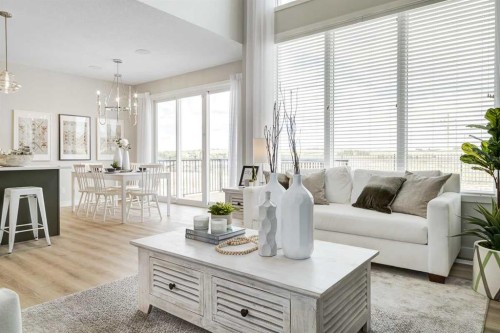 39 Versant Rise Sw, Calgary, AB - Indoor Photo Showing Living Room