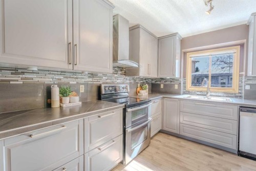 135 Canterbury Court Sw, Calgary, AB - Indoor Photo Showing Kitchen