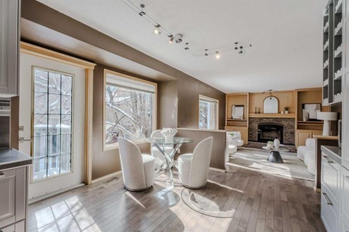135 Canterbury Court Sw, Calgary, AB - Indoor With Fireplace