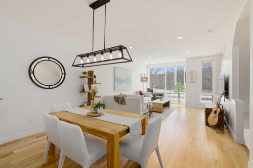3012 Parkdale Boulevard Nw, Calgary, AB - Indoor Photo Showing Dining Room