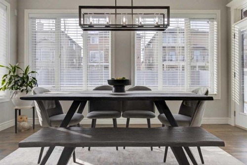 264 Stonemere Close, Chestermere, AB - Indoor Photo Showing Dining Room