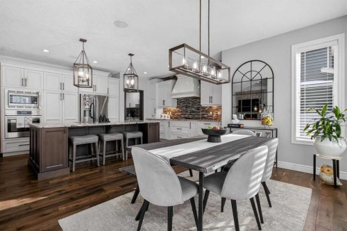 264 Stonemere Close, Chestermere, AB - Indoor Photo Showing Dining Room