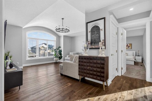 264 Stonemere Close, Chestermere, AB - Indoor Photo Showing Living Room