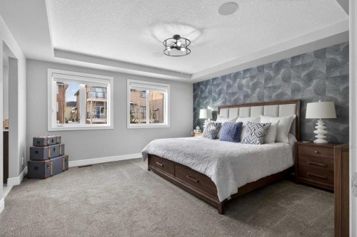 264 Stonemere Close, Chestermere, AB - Indoor Photo Showing Bedroom